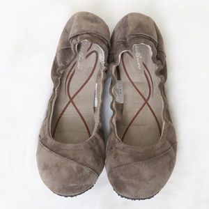 Eddie Bauer Bohemia Suede Taupe Ballet Flats 7